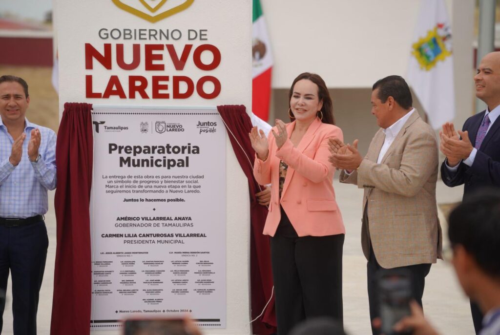 Preparatoria autosustentable inaugurada por Carmen Lilia es única en Tamaulipas